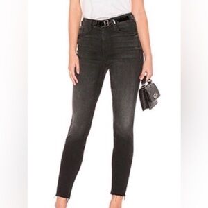 Mother Denim Looker Ankle Fray in night hawk size 26